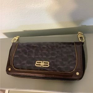 Wine color BALENCIAGA wallet